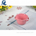 Baking tray round shape small ceramic bakeware